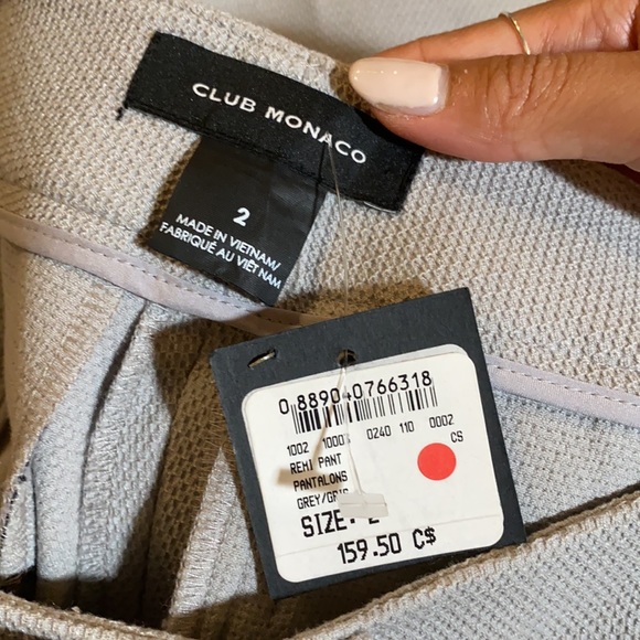‼️SOLD‼️ Club Monaco remi pant TEXTURED - Picture 3 of 3